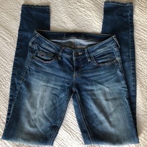 Hollister skinny light blue jeans size 26
